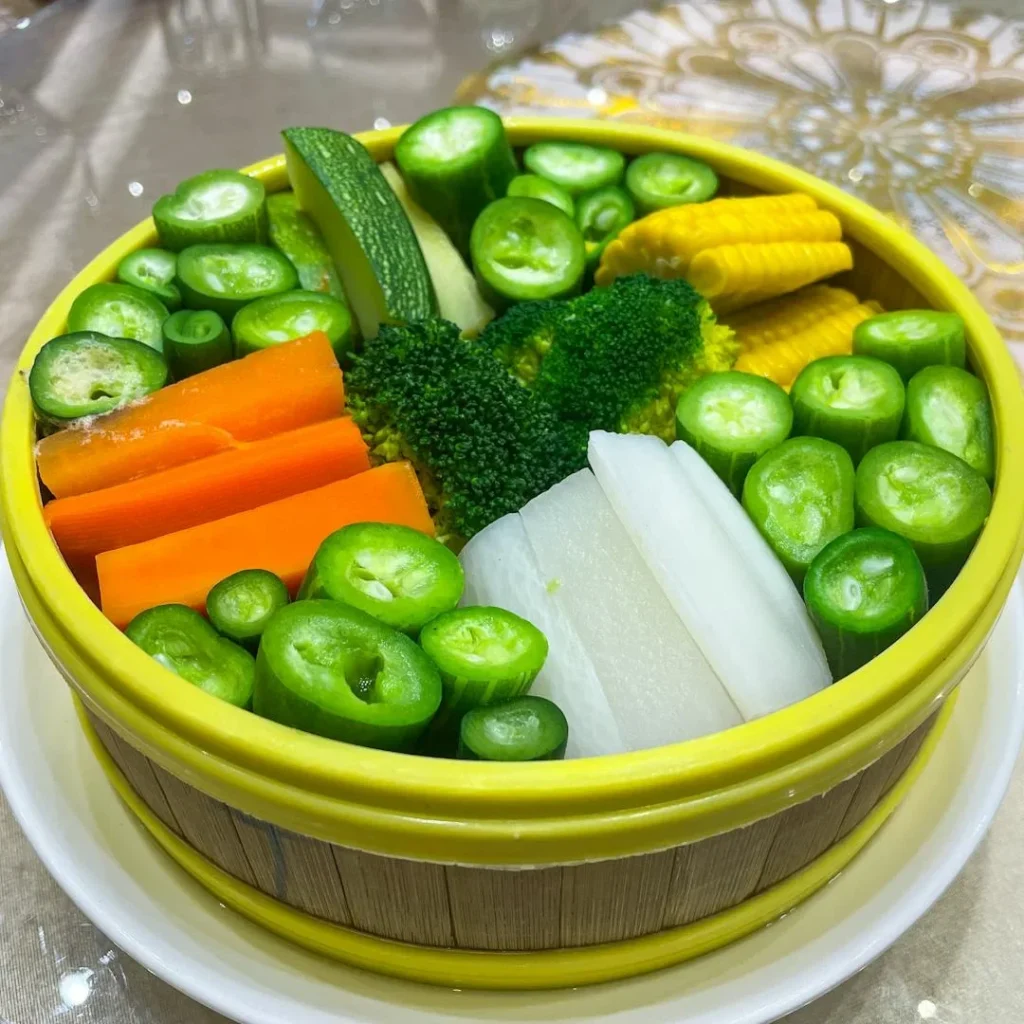 Steaming Vegetables Flavour